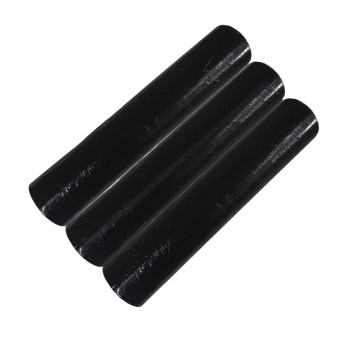 Filme Stretch 500mm X 0,025 Virgem C/Tubete Preto