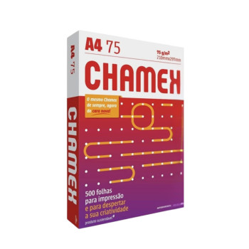 Papel Sulfite 500 Folhas Chamex A4 75G
