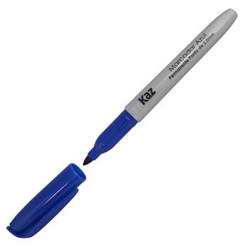 PINCEL MARCADOR PERMANENTE PONTA 2.0MM AZUL