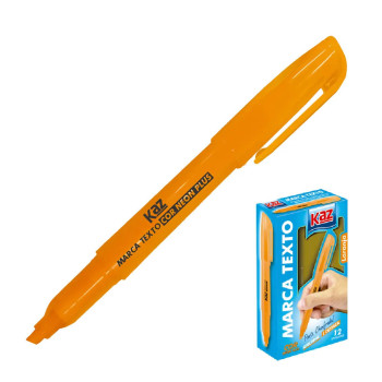 PINCEL MARCA TEXTO LARANJA KZ936112LJ - KAZ