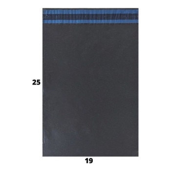 Sacos Envelope Segurança Embalagem Preto 19x25 - 1.000 unidades